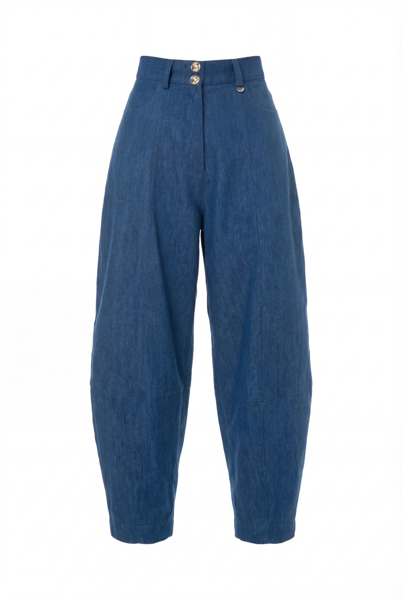 Дънков широк панталон "QUIET POWER"