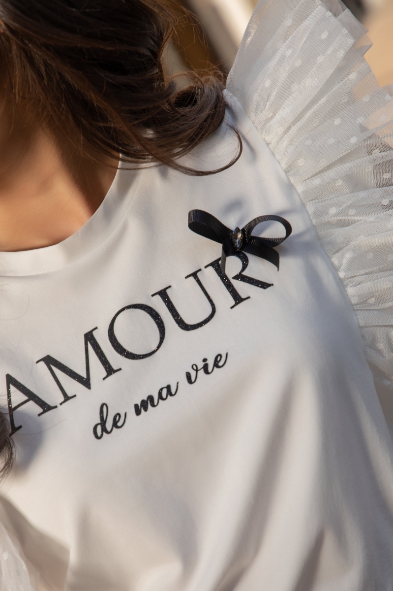 Тениска "AMOUR de ma vie"