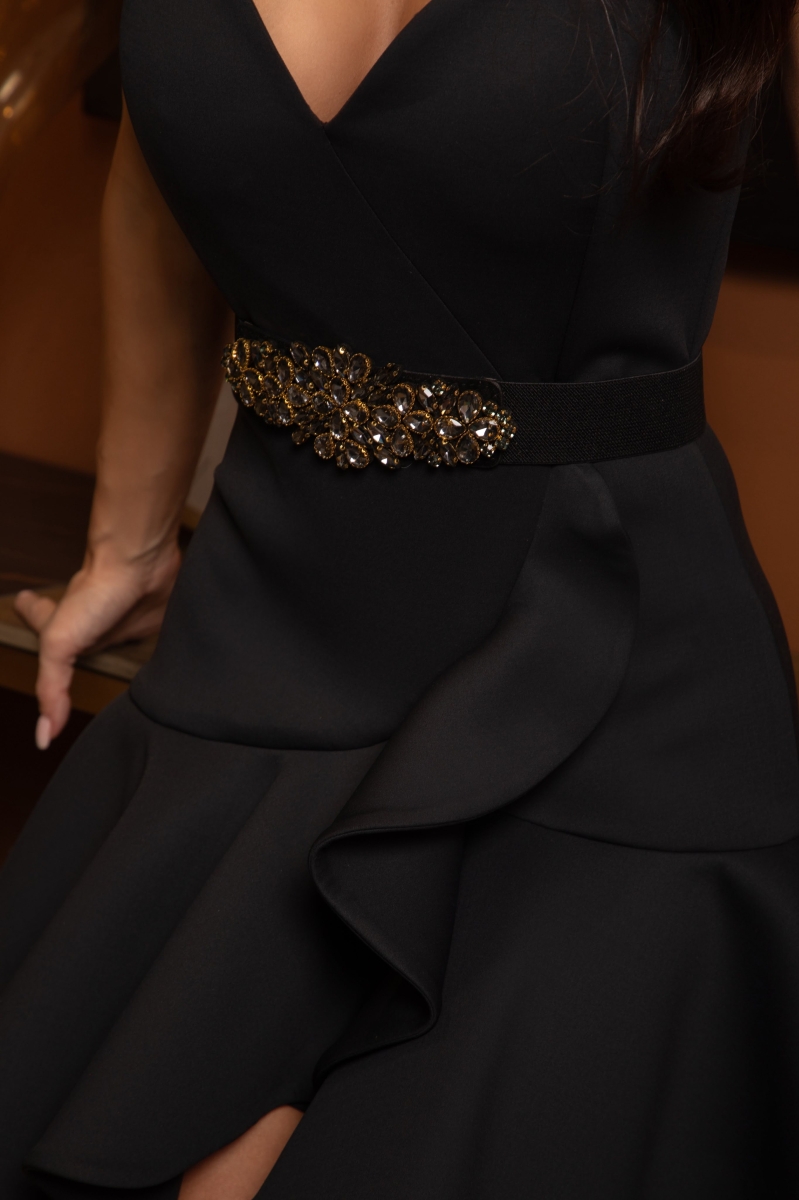Черна рокля "DIAMOND"
